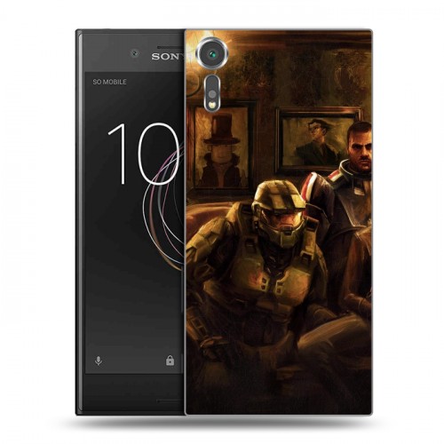 Дизайнерский пластиковый чехол для Sony Xperia XZs Half life