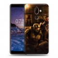 Дизайнерский пластиковый чехол для Nokia 7 Plus Half life