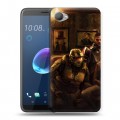 Дизайнерский пластиковый чехол для HTC Desire 12 Half life