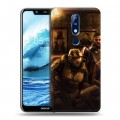 Дизайнерский силиконовый чехол для Nokia 5.1 Plus Half life