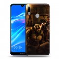 Дизайнерский пластиковый чехол для Huawei Y6 (2019) Half life