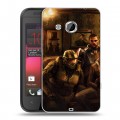 Дизайнерский пластиковый чехол для HTC Desire 200 Half life