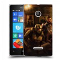 Дизайнерский пластиковый чехол для Microsoft Lumia 435 Half life