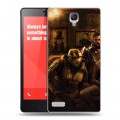 Дизайнерский силиконовый чехол для Xiaomi RedMi Note Half life