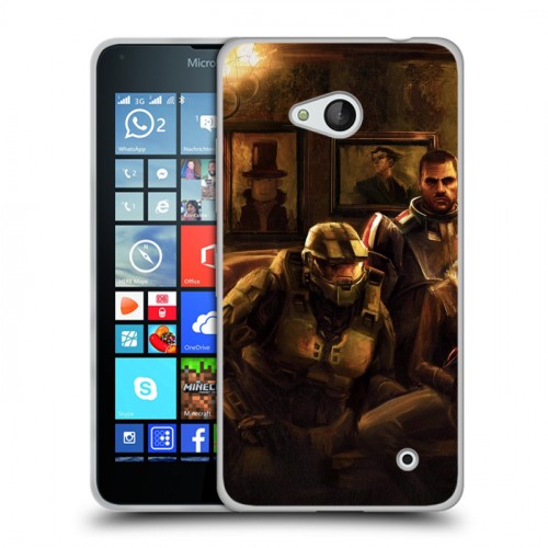 Дизайнерский пластиковый чехол для Microsoft Lumia 640 Half life