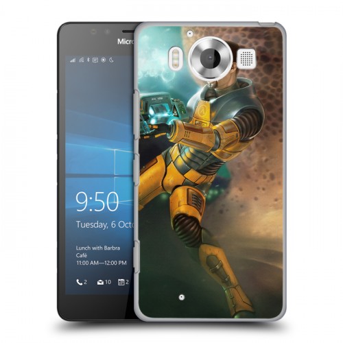 Дизайнерский пластиковый чехол для Microsoft Lumia 950 Half life