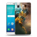 Дизайнерский пластиковый чехол для Huawei ShotX Half life