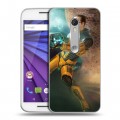 Дизайнерский пластиковый чехол для Lenovo Moto G Half life