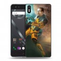 Дизайнерский пластиковый чехол для BQ Aquaris X5 Half life