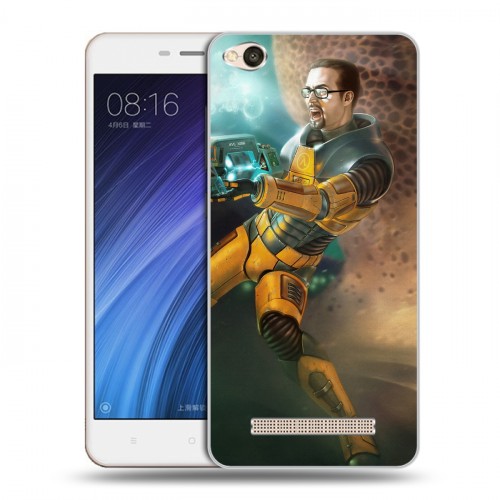 Дизайнерский силиконовый чехол для Xiaomi RedMi 4A Half life