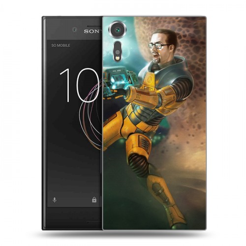 Дизайнерский пластиковый чехол для Sony Xperia XZs Half life