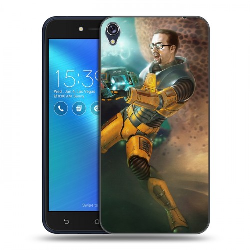 Дизайнерский силиконовый чехол для Asus ZenFone Live Half life