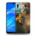 Дизайнерский пластиковый чехол для Huawei Y6 (2019) Half life