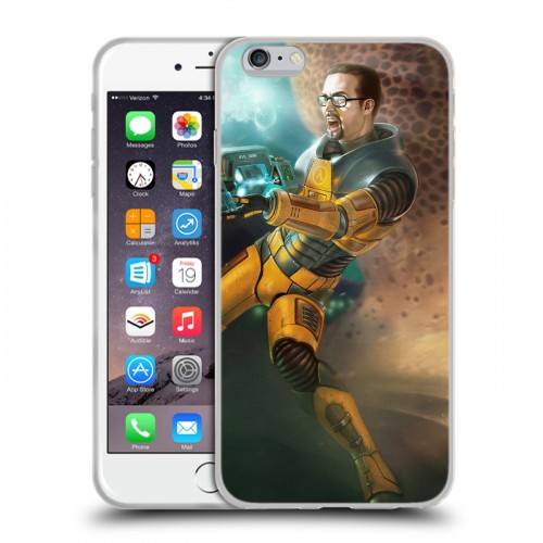 Дизайнерский силиконовый чехол для Iphone 6 Plus/6s Plus Half life