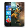 Дизайнерский пластиковый чехол для Microsoft Lumia 435 Half life