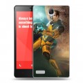 Дизайнерский силиконовый чехол для Xiaomi RedMi Note Half life