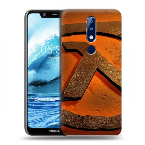 Дизайнерский силиконовый чехол для Nokia 5.1 Plus Half life