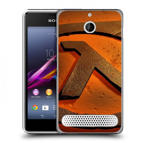 Дизайнерский силиконовый чехол для Sony Xperia E1 Half life