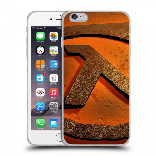 Дизайнерский силиконовый чехол для Iphone 6 Plus/6s Plus Half life