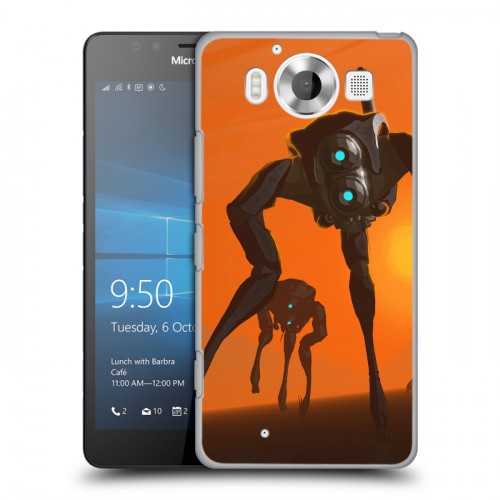 Дизайнерский пластиковый чехол для Microsoft Lumia 950 Half life