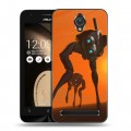 Дизайнерский пластиковый чехол для ASUS Zenfone Go Half life