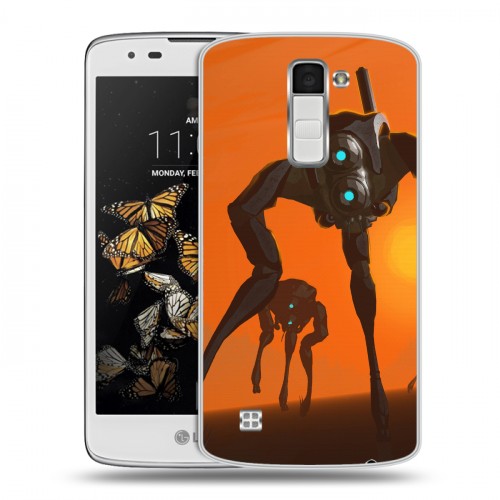 Дизайнерский пластиковый чехол для LG K8 Half life