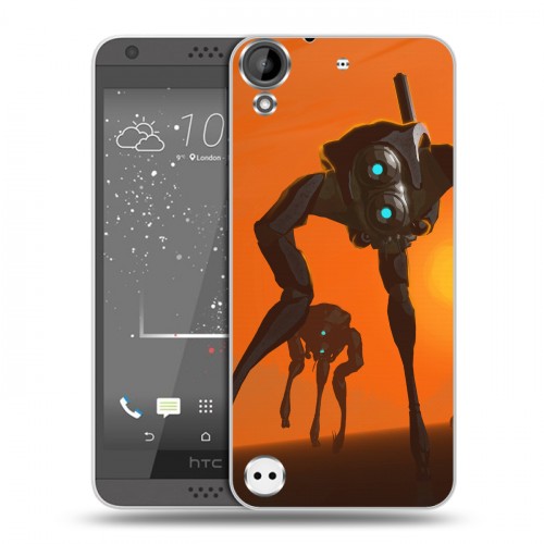 Дизайнерский пластиковый чехол для HTC Desire 530 Half life