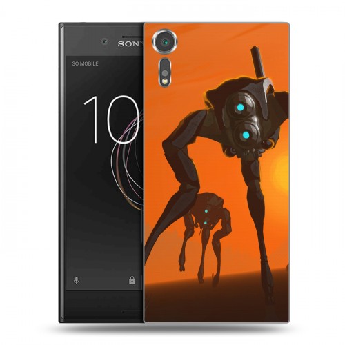 Дизайнерский пластиковый чехол для Sony Xperia XZs Half life