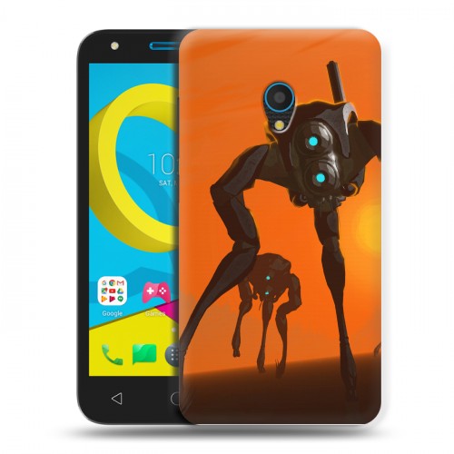 Дизайнерский пластиковый чехол для Alcatel U5 Half life