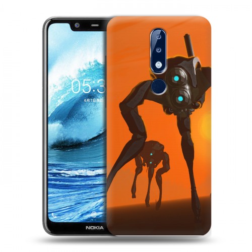 Дизайнерский пластиковый чехол для Nokia 5.1 Plus Half life