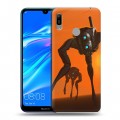 Дизайнерский пластиковый чехол для Huawei Y6 (2019) Half life