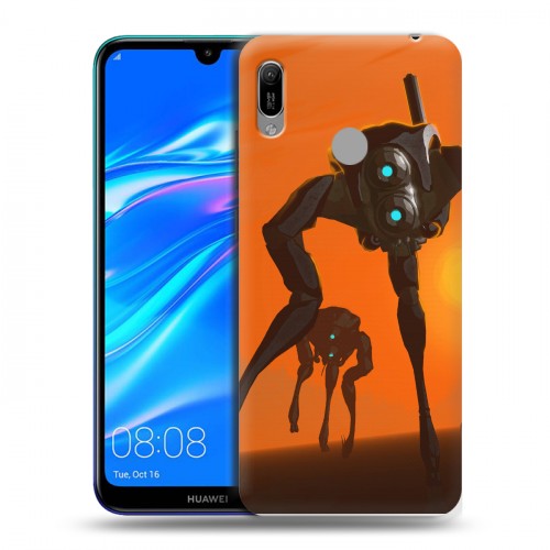 Дизайнерский пластиковый чехол для Huawei Y6 (2019) Half life