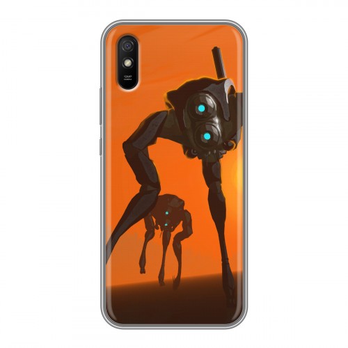 Дизайнерский силиконовый чехол для Xiaomi RedMi 9A Half life