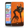 Дизайнерский пластиковый чехол для Nokia Lumia 1320 Half life