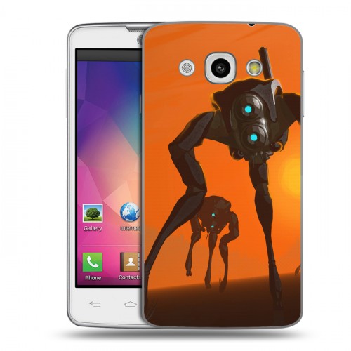 Дизайнерский пластиковый чехол для LG L60 Half life