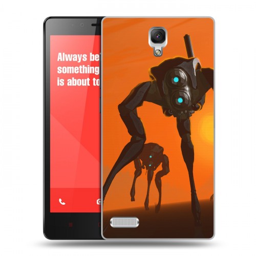 Дизайнерский пластиковый чехол для Xiaomi RedMi Note Half life