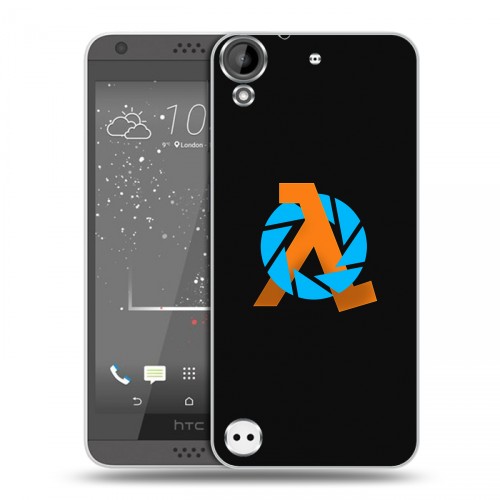 Дизайнерский пластиковый чехол для HTC Desire 530 Half life