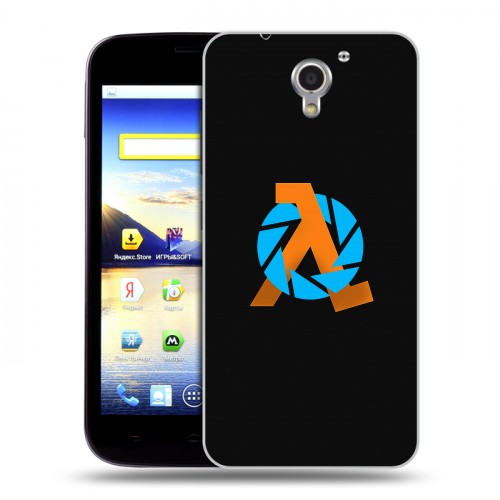 Дизайнерский пластиковый чехол для ZTE Blade A510 Half life