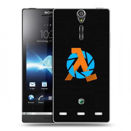 Дизайнерский пластиковый чехол для Sony Xperia S Half life