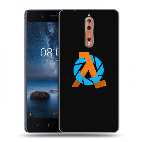 Дизайнерский пластиковый чехол для Nokia 8 Half life