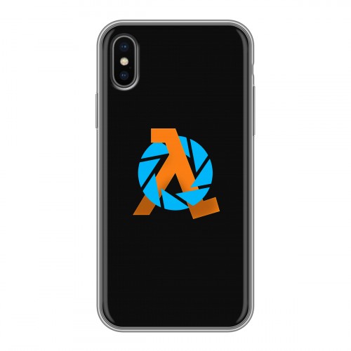 Дизайнерский силиконовый чехол для Iphone x10 Half life