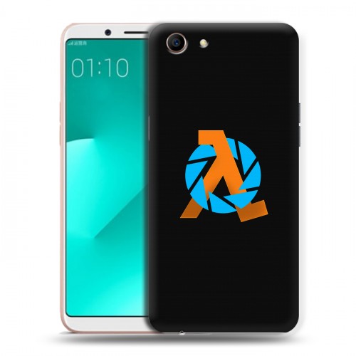 Дизайнерский пластиковый чехол для OPPO A83 Half life