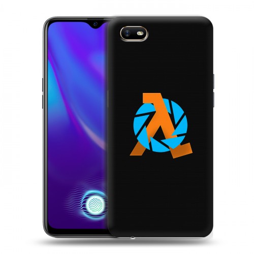 Дизайнерский силиконовый с усиленными углами чехол для OPPO A1k Half life