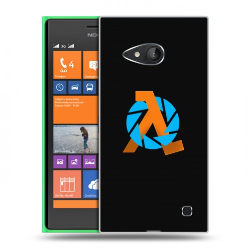 Дизайнерский пластиковый чехол для Nokia Lumia 730/735 Half life