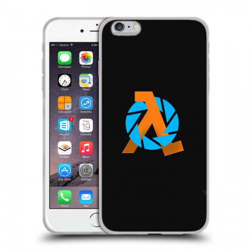 Дизайнерский силиконовый чехол для Iphone 6 Plus/6s Plus Half life