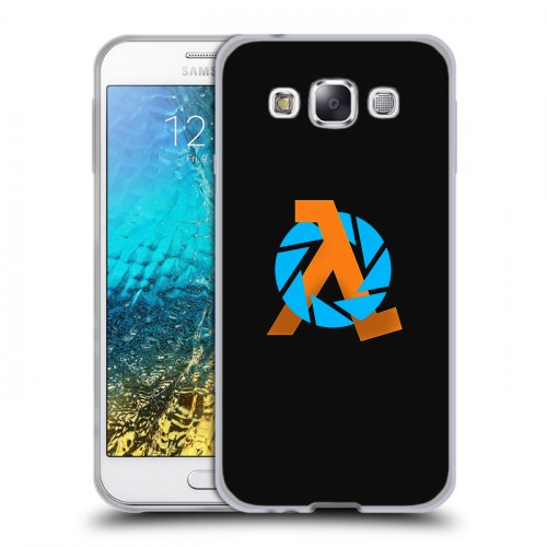 Дизайнерский пластиковый чехол для Samsung Galaxy E5 Half life