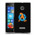 Дизайнерский пластиковый чехол для Microsoft Lumia 435 Half life