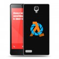 Дизайнерский пластиковый чехол для Xiaomi RedMi Note Half life