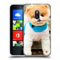 Дизайнерский пластиковый чехол для Nokia Lumia 620 Щенки