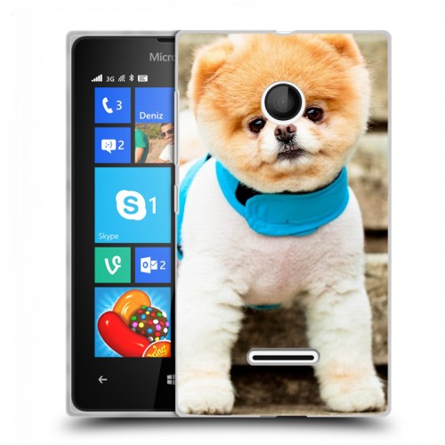 Дизайнерский пластиковый чехол для Microsoft Lumia 435 Щенки